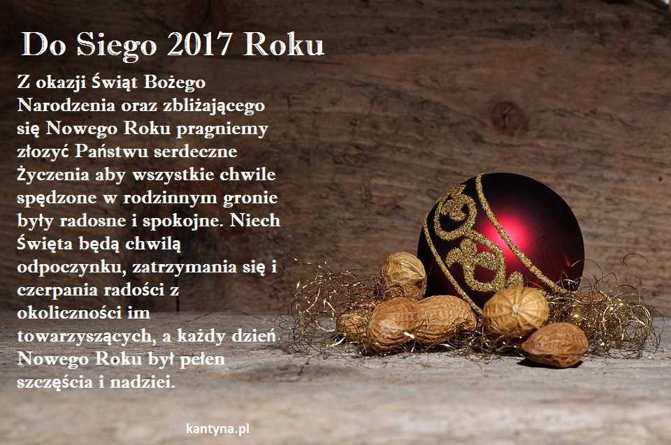 Zyczenia 2016 kantyna